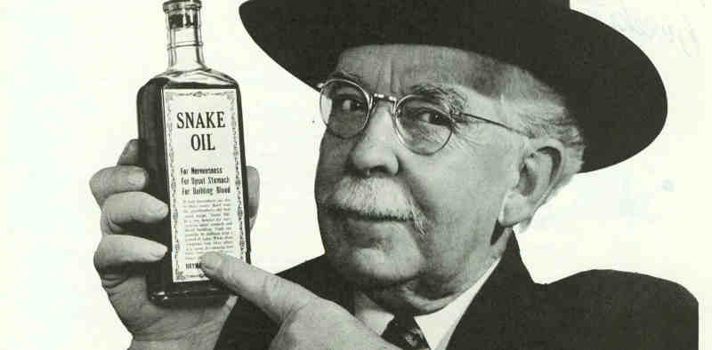 Inglés fácil y rápido, snake oil